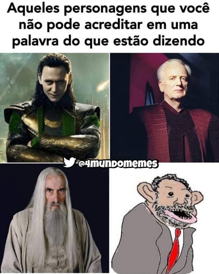 Só contam lorota.

#Noturno