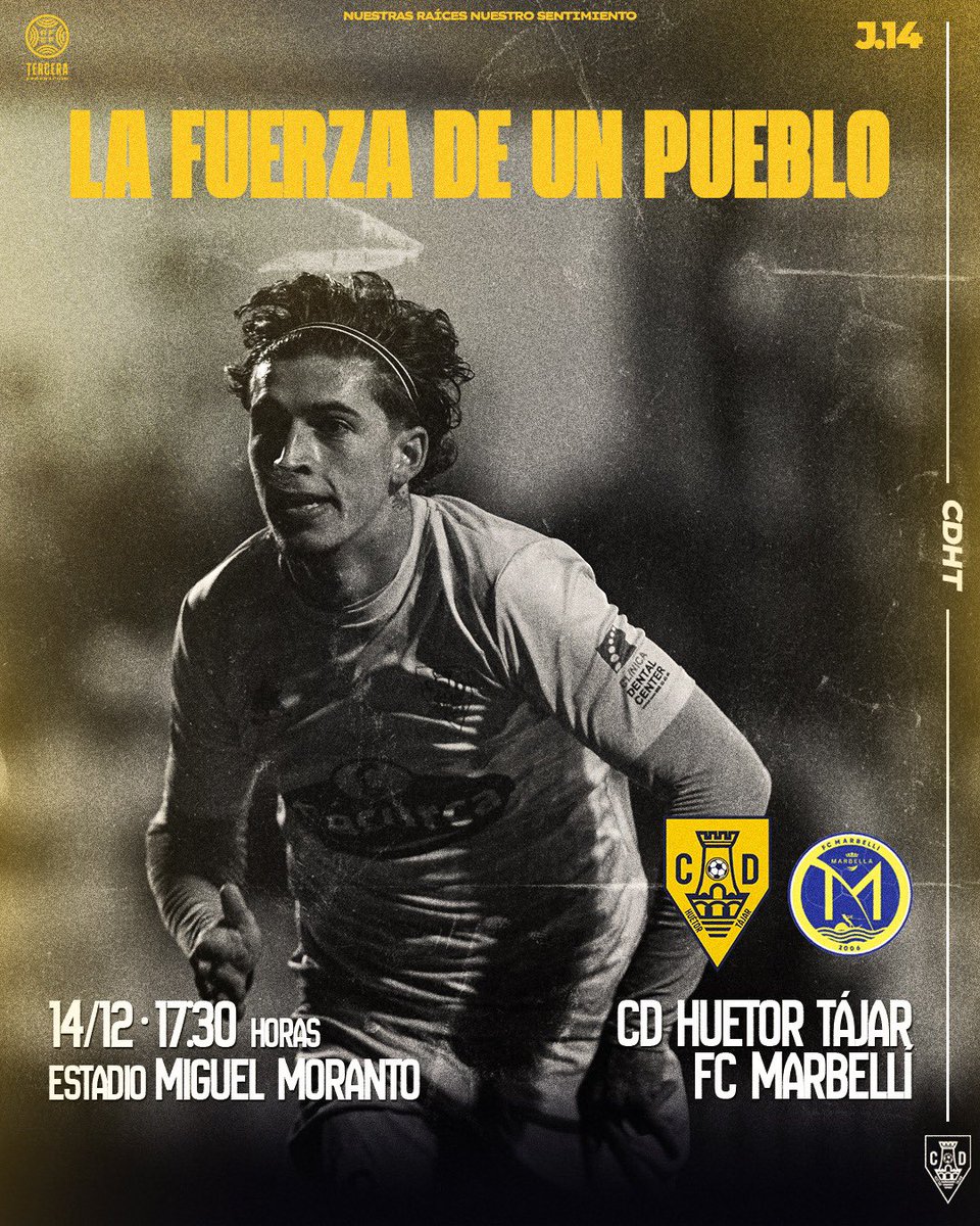 Este fin de semana volvemos a sentir lo que nos une. Cada aplauso cuenta, cada voz empuja. En casa no jugamos 11… jugamos todos. 💛💙

#CDHT #CESURCA