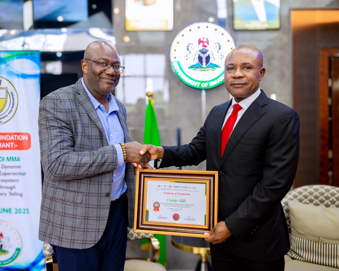 ⭐ Enugu State has become one of Nigeria’s fastest-improving climate performers, moving from the lower tier of the Subnational Climate Governance Ranking to a strong top five position. This jump reflects not just policy intent, but real on the ground climate action.

📄✍️ In this
