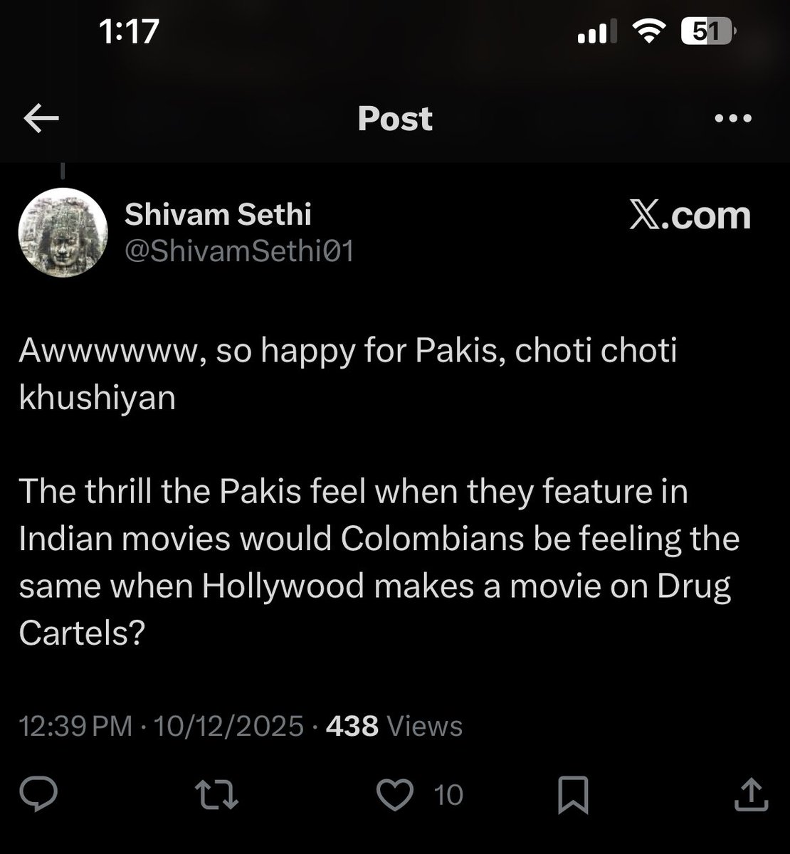 Apt response for all of you idiots who can’t stop fawning over that propaganda piece of trash. 
Disgusted at people for using clips from the movie for memes. Just stop fucking talking about it!!!!