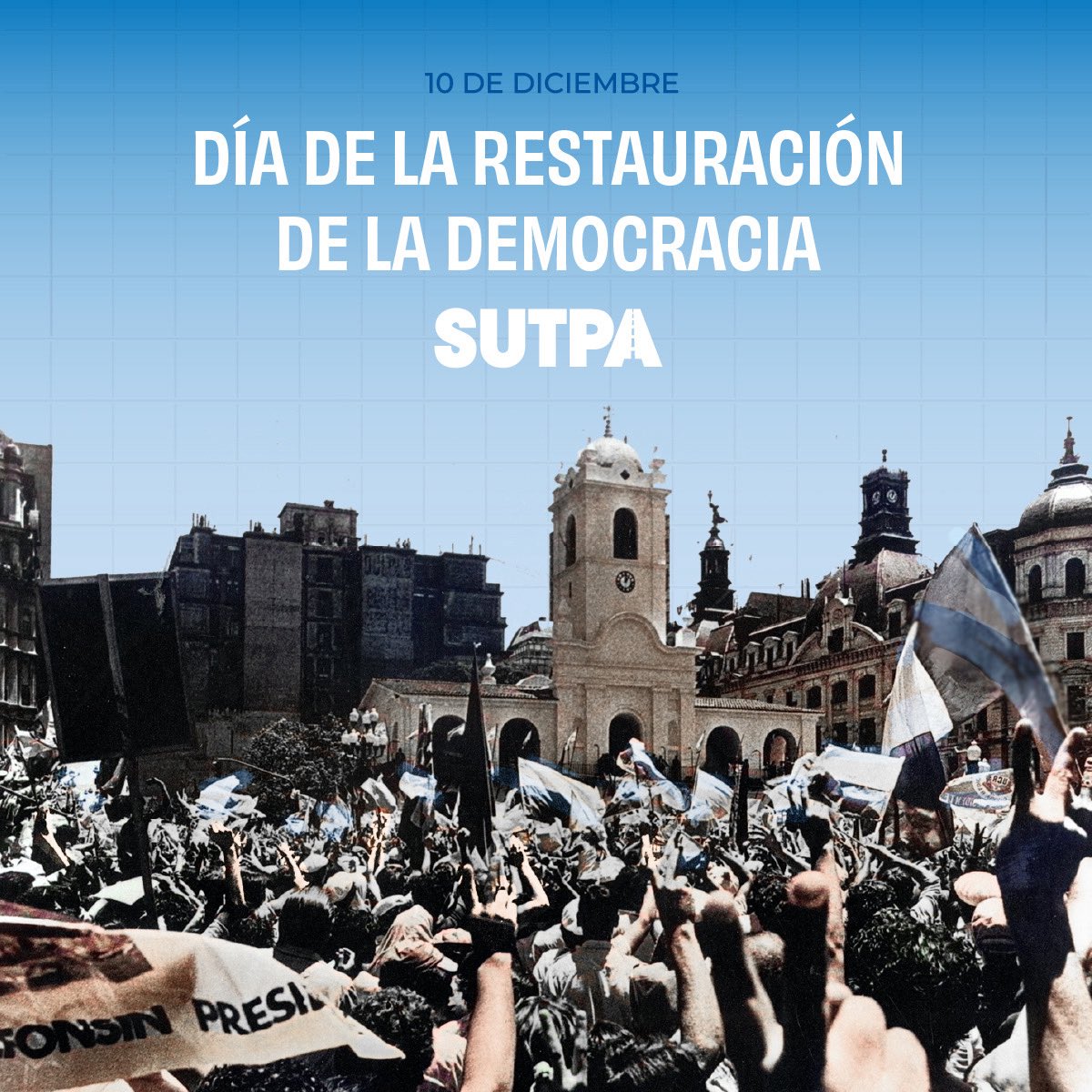 La democracia se cuida, se ejerce y se construye entre todas y todos ✌🏻