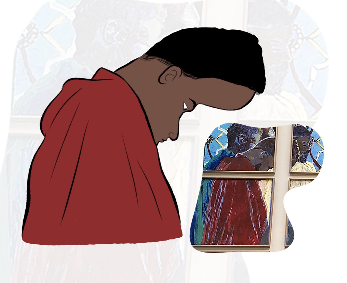 bloglaurel's tweet image. Quand on complète ce qui manque, c'est encore plus drôle. 😂😂 #vitraux #NotreDame