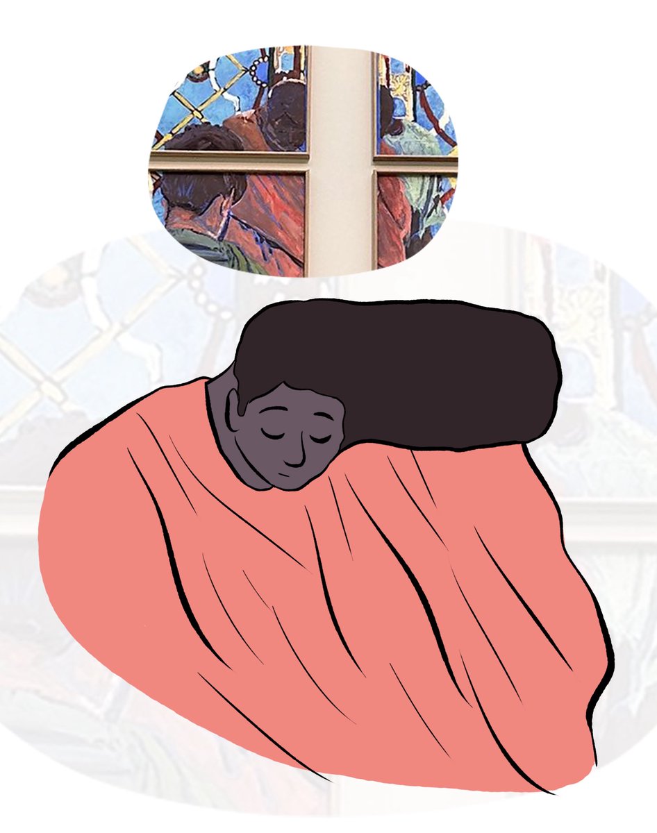 bloglaurel's tweet image. Quand on complète ce qui manque, c'est encore plus drôle. 😂😂 #vitraux #NotreDame