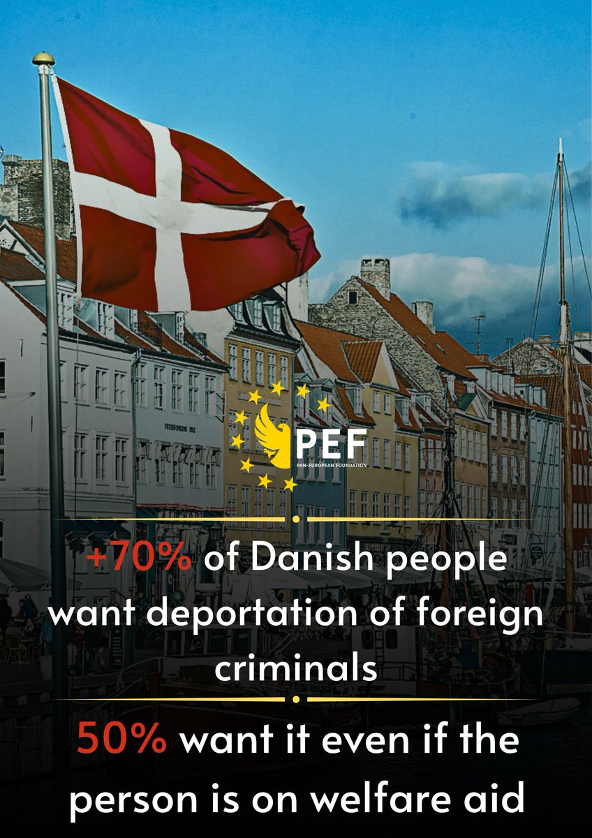 +70% of Danish people said in a survey that they totally support remigration of foreign criminals, even for minor crimes!

50% also said that they support the deportations for those who are also on abusive welfare aid!

Denmark keeps getting big W's 🇩🇰❤️