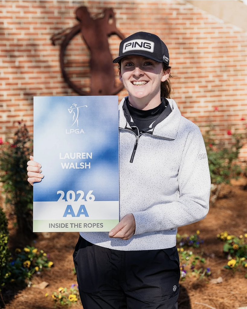 llaurenwalsh's tweet photo. A dream come true 😍✨
Still can’t put into words what this means. I’ve dreamed of playing on the LPGA for so long, and to finally get the chance… wow.

See you in 2026 @lpga_tour 💙 https://t.co/N8bd8lqVvF