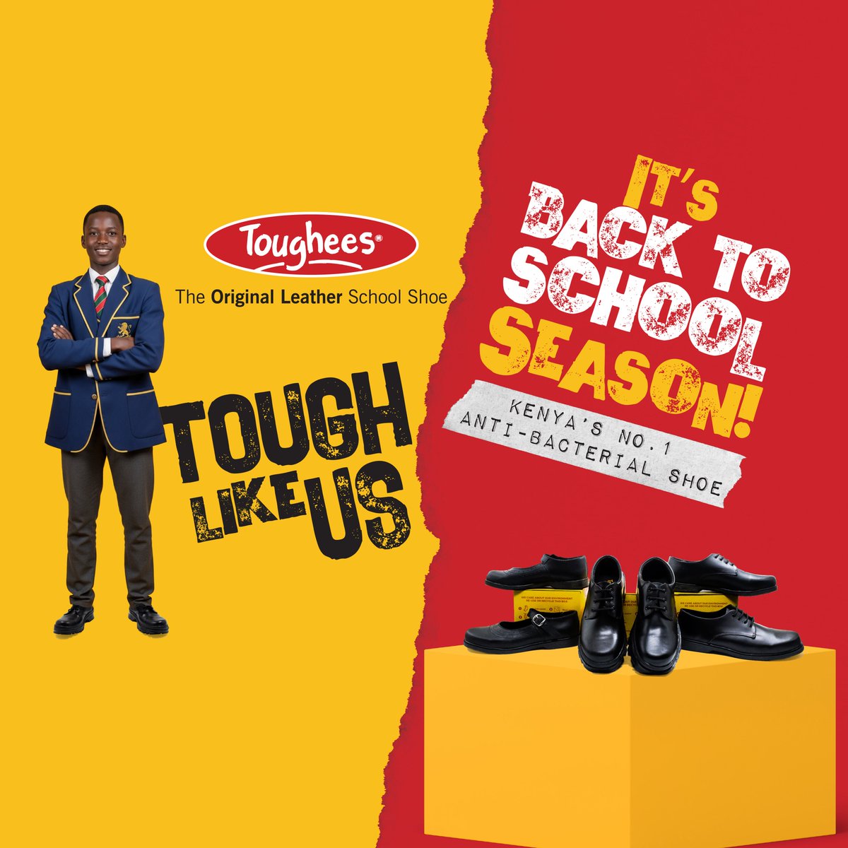 Looking for the original leather school shoes?
Get your Toughees at your nearest Bata store.
#BataKenya #Toughees #BackToSchool #shoes #batashoes