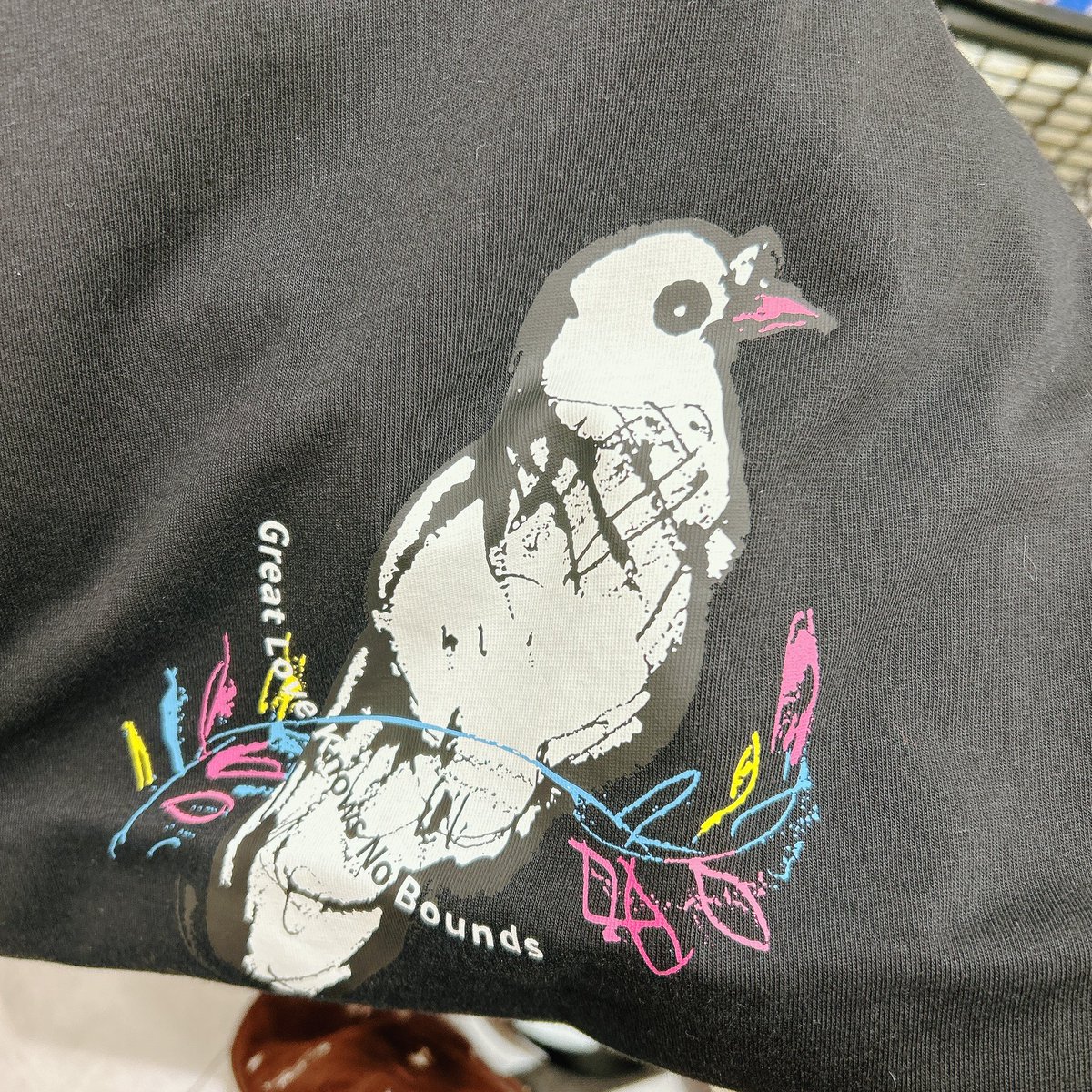 shi様オーダーページ ハンドメイド ダンスのレッスン着に良い感じの鳩さんのTシャツ見つけたので買いまし
