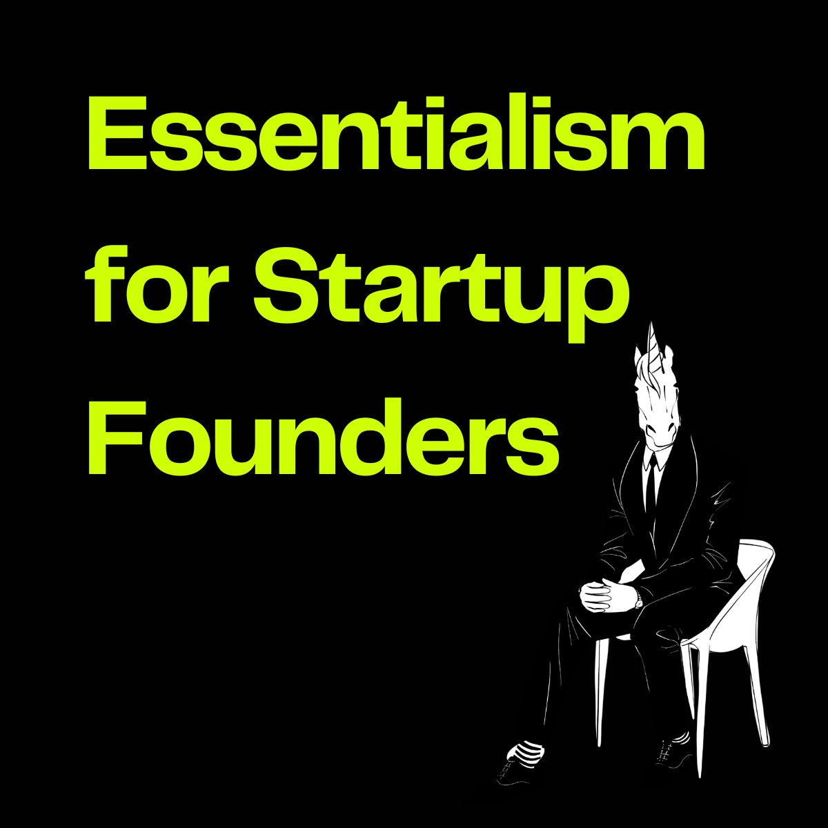 Most of my career, I was busy. Then Essentialism by Greg McKeown completely rewired how I work (and live.)

Most founders are drowning in non-essential work.
But the founder-essentialist draws a hard line:

Do less, but do it better. 

𝟱 Lessons from Essentialism for Startup
