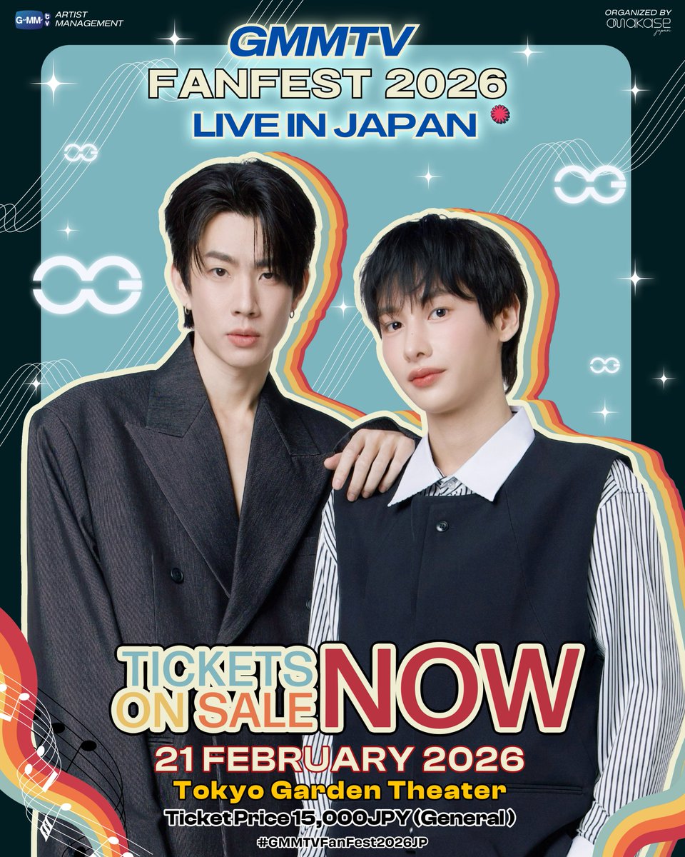 チケット好評発売中！！ GMMTV FAN FEST 2026 LIVE IN JAPAN