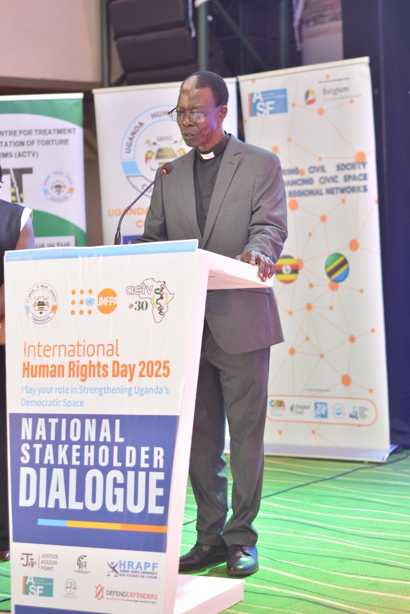 Today, together with the Uganda Human Rights Commission and <a href="/ASF_NGO/">Avocats Sans Frontières</a>  jointly commemorated the International Human Rights Day 2025 by convening a national dialogue under the theme; "Strengthening Democratic Space, Upholding Freedom of Expression, Speech, Association, Media and