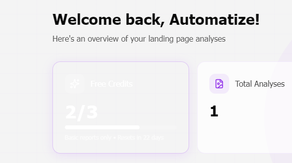 Automatize_'s tweet photo. @buildincrisis @eddiejaoude You use purple as a main color on your website, so using the same purple for the severity of the suggestions is a bit confusing, maybe you should use some orange color, something between the red (Critical) and the amber (Medium). Also problem with white on white on the dashboard. https://t.co/IfRxUdW6FH