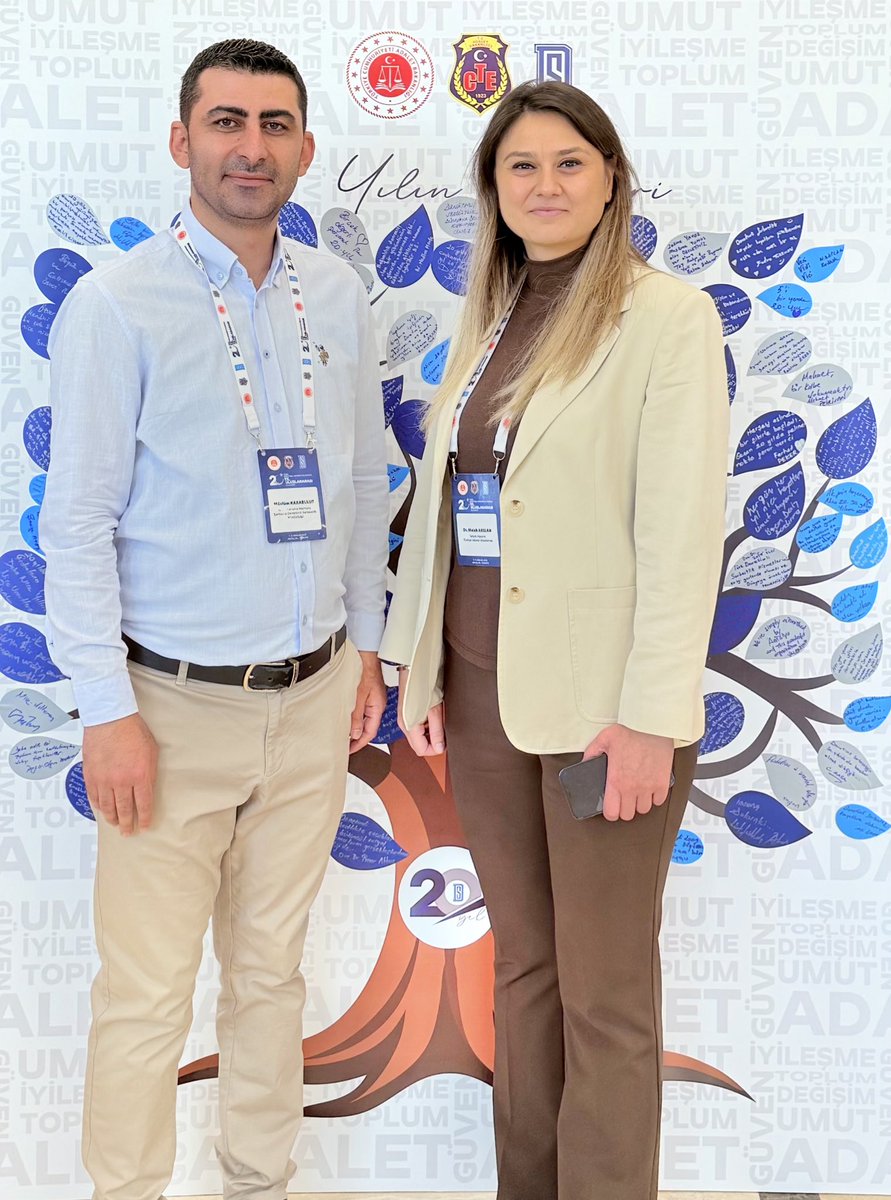 📍Adalet Bakanlığı, Adalet Teşkilatını Güçlendirme Vakfı Antalya Eğitim ve Sosyal Tesisleri.

🌐Türk Denetimli Serbestlik Sistemi 20. Yıl Uluslararası Kongresi, Türkiye Adalet Akademisi Tetkik Hâkimi, Sayın Dr. Melek ARSLAN. 

📝Türk Denetimli Serbestlik Sistemi 20. Yıl