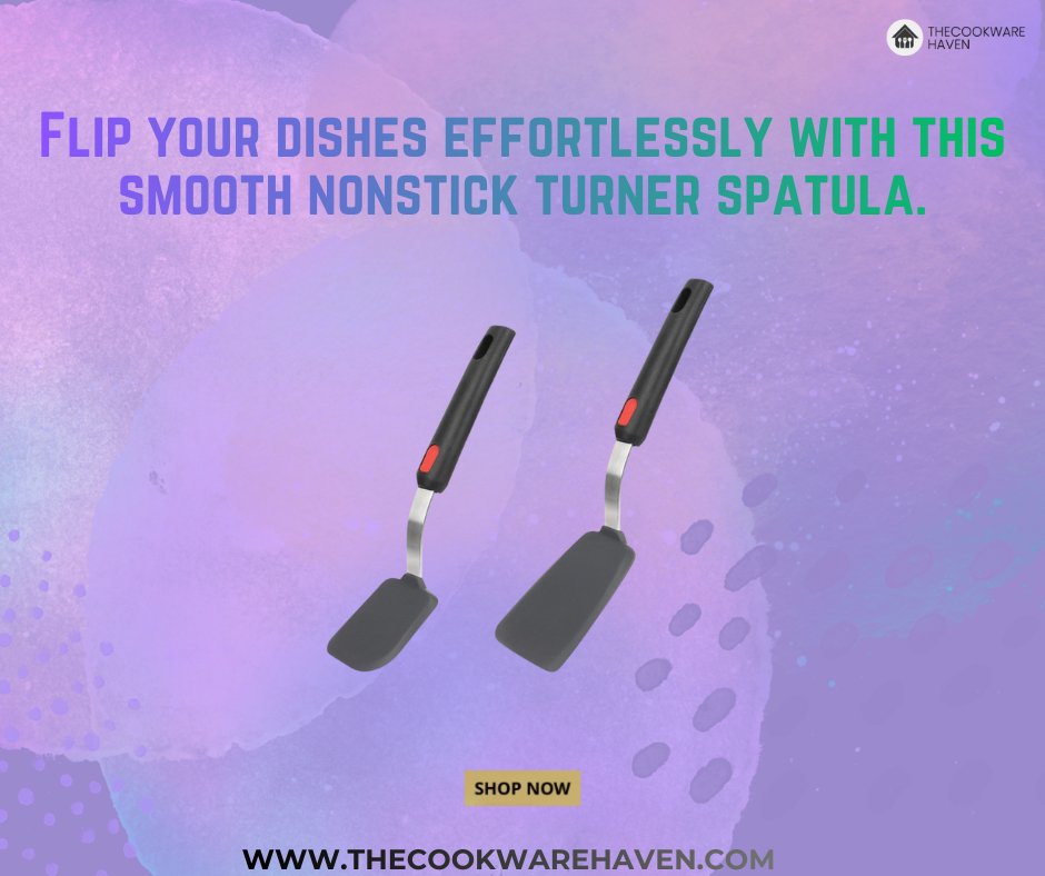 cookwarehaven's tweet image. Flip your dishes effortlessly!  Upgrade your kitchen with this smooth non-stick turner spatula – lightweight, durable, and perfect for everyday cooking.

thecookwarehaven.com/.../40-nonstic…...

#KitchenTools #Spatula #NonStick #CookingMadeEasy #HomeCooking #KitchenEssentials
