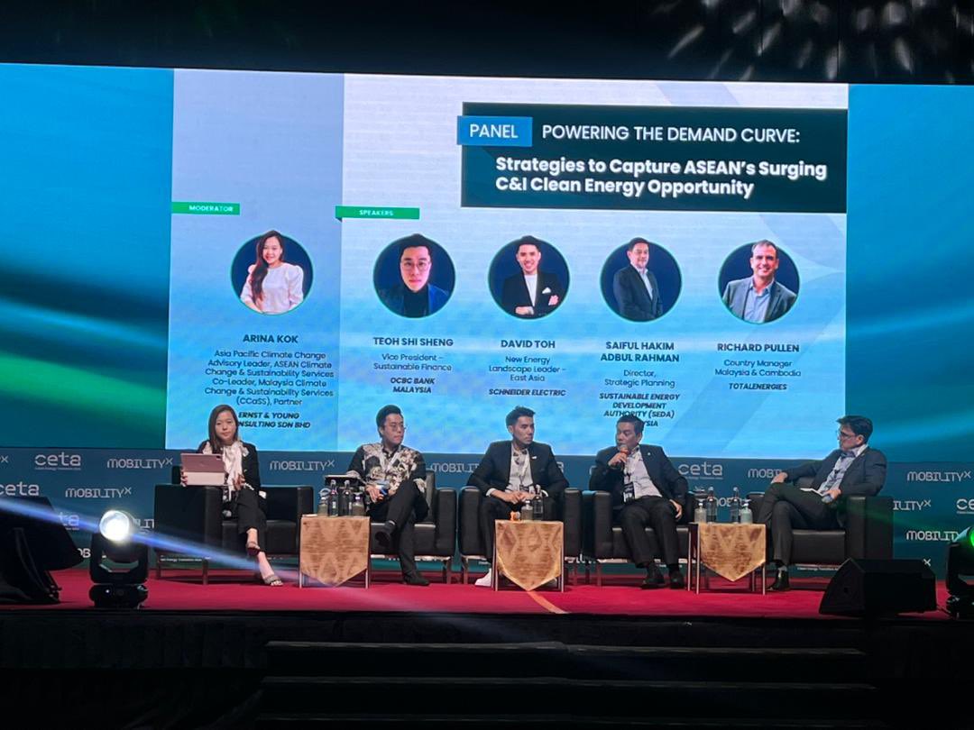 ⚡ CETA &amp; Mobility X Asia 2025 Highlights ⚡

10 December 2025 – The panel brought together key leaders in the clean energy sector, sharing insights on accelerating sustainable energy adoption across ASEAN.

Mr. Saiful Hakim Abdul Rahman, Director of Strategic Planning at SEDA