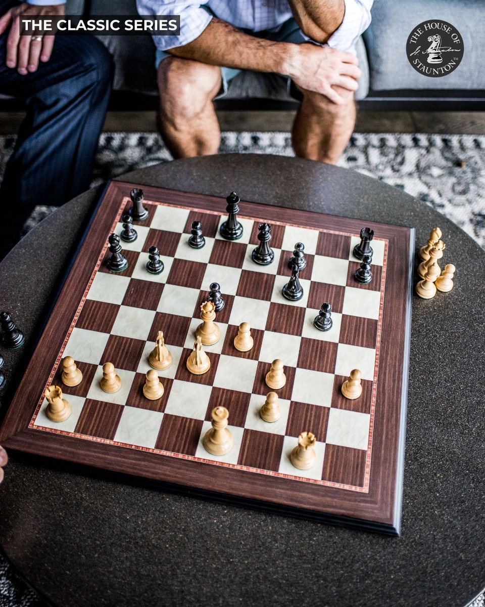 HouseOfStaunton's tweet image. Knowing where to start if you&apos;re new to chess can feel overwhelming. Read our guide for actionable steps and resources for new players to take the guesswork out: tr.ee/beginnerguide

Featured pieces: the Classic Series: tr.ee/classic