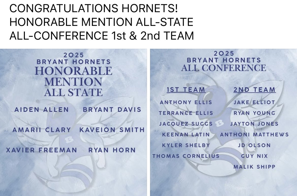 Bryant Hornet Football tweet media