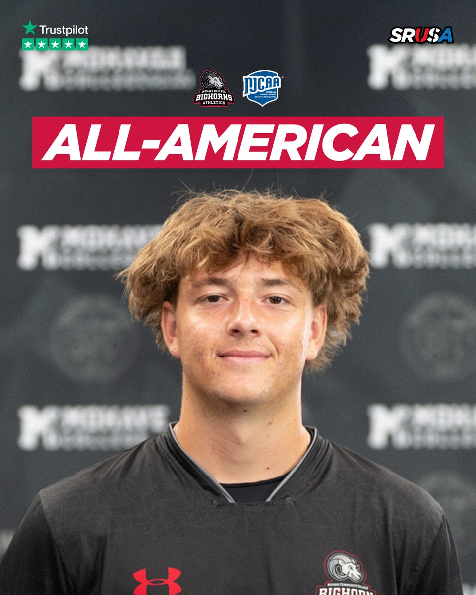 🚨🚨 𝐍𝐉𝐂𝐀𝐀 𝐀𝐋𝐋-𝐀𝐌𝐄𝐑𝐈𝐂𝐀𝐍

👏 Huge congratulations to #SRUSA Elite Client Chase Radford, who has been named NJCAA Division I First Team All-America after an outstanding freshman season at Mohave Community College.

🧤 The American goalkeeper has been exceptional