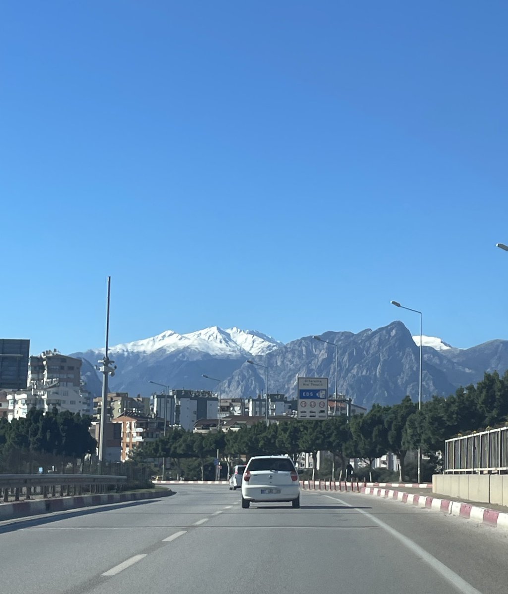 Выпал снег, зима пришла в Анталью 🥰