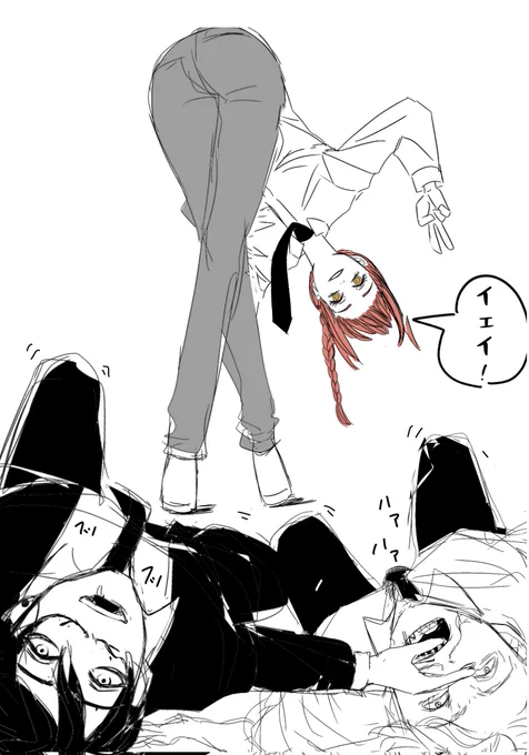 マキマ✕菜々緒ポーズ rkgk
#マキマキ言えない
#チェンソーマン 