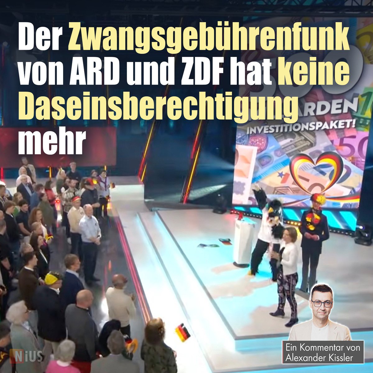 Der Zwangsgebührenfunk von ARD und ZDF hat keine Daseinsberechtigung mehr‼️
👍
nius.de/kommentar/news…