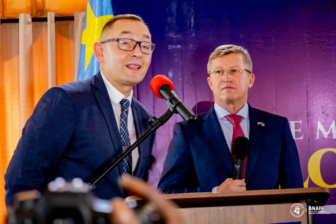 investindrc's tweet image. L’ANAPI se distingue lors de la deuxième journée de la Semaine #Polonaise à Kinshasa

L’Agence Nationale pour la Promotion des Investissements (#ANAPI) a marqué de son empreinte la deuxième journée de la Semaine Polonaise, organisée du 4 au 7 décembre 2025 au Pullman Hôtel de