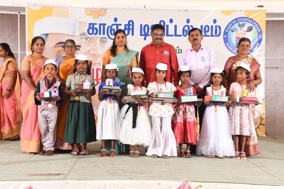 RoboRAM7's tweet photo. Proud to participate in the STEM Expo organized by Kanchi Digital &amp; the TN Govt. Aided School Association! 🌟

We showcased robots, 3DP &amp; hands-on STEM learning to inspire finalists from schools across TN.
Grateful to Mr. Anbazhagan sir for the opportunity🤖✨

#STEM #Innovation https://t.co/VhG3KtDgl0