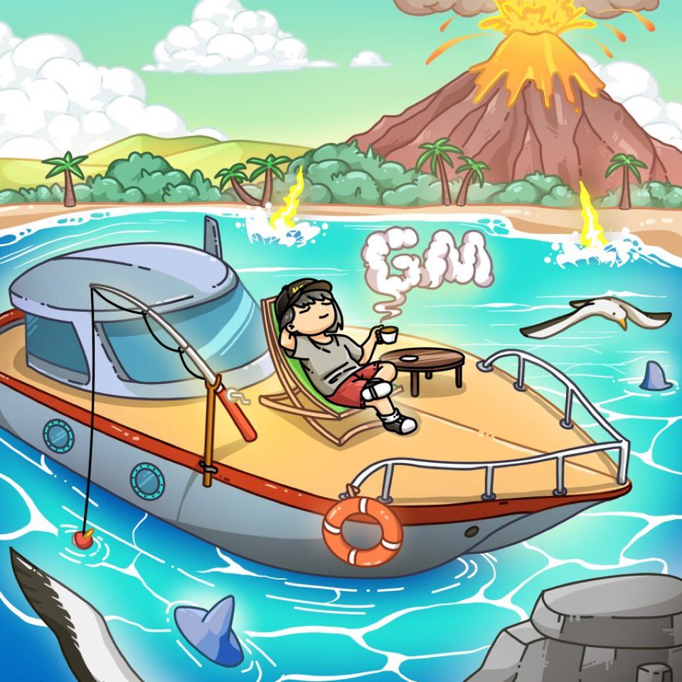 vainxyz's tweet image. GM 🌴