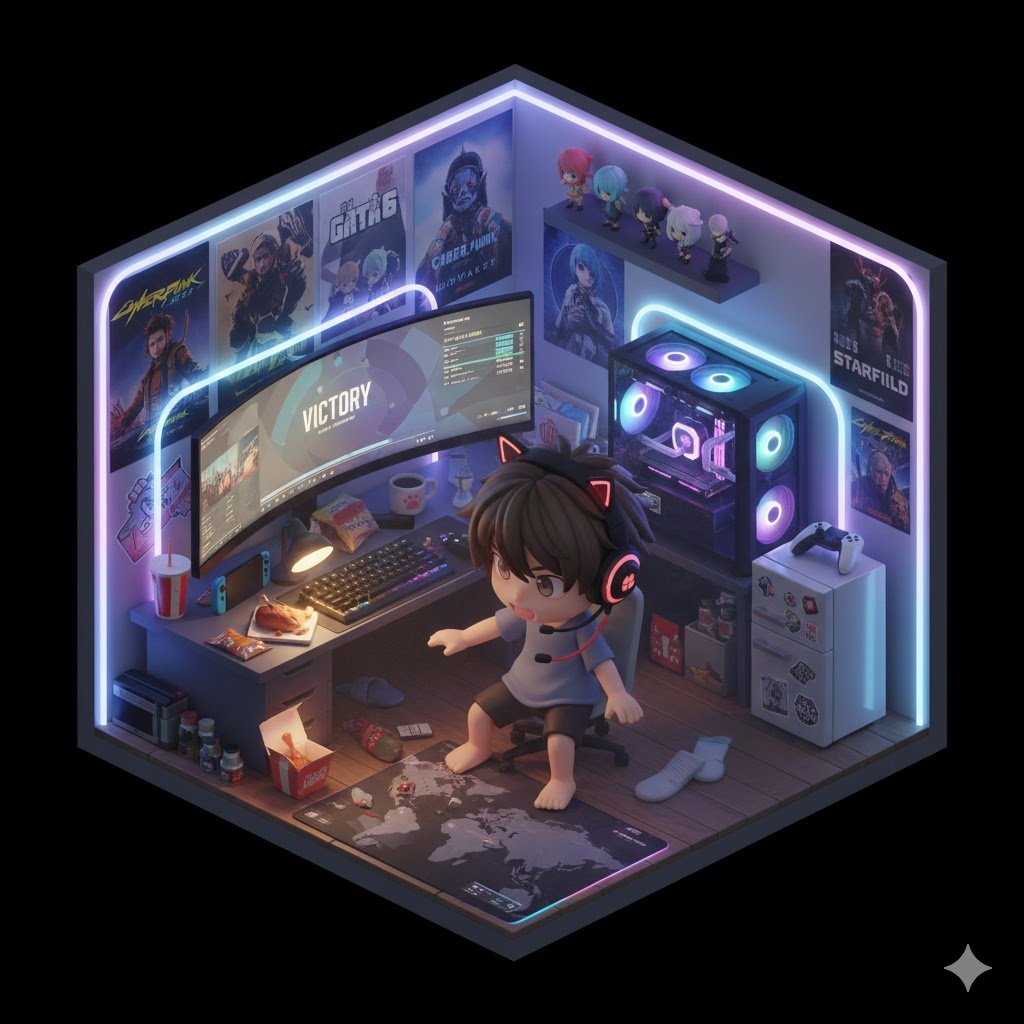 Isometric 3D Tony Stark Workshop Cube — example 3