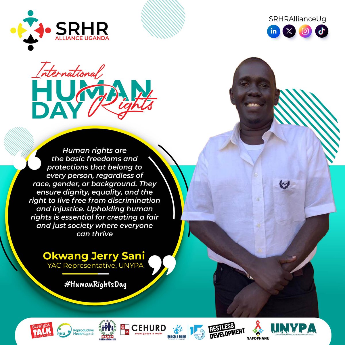 SaniJerry03's tweet photo. Recall that society's strength 
comes from its dedication to 
human rights.Come along with me as we 
promote justice, equality, and 
respect for all.
#HumanRightsDay2025 https://t.co/Zkf2d46tH0