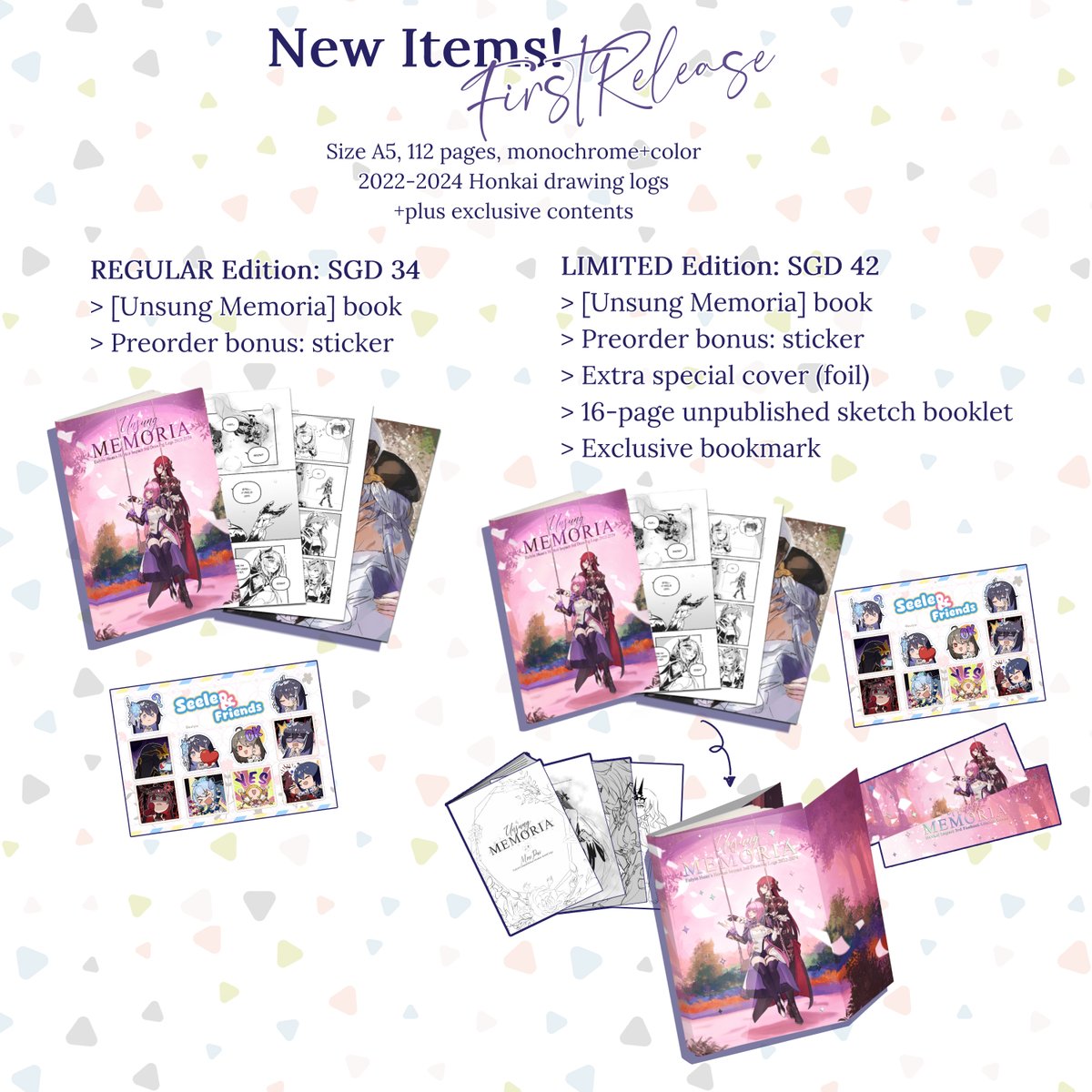 3 more days!
I will bring this new Honkai book~ (including some copies of the limited edition one)
See you soon!
#DouMini #Doumini25