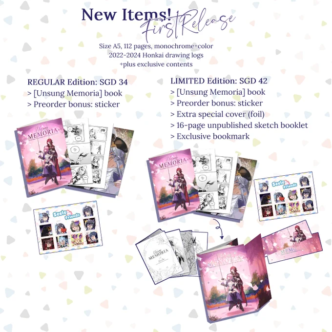 3 more days!
I will bring this new Honkai book~ (including some copies of the limited edition one)

See you soon!

#DouMini #Doumini25 