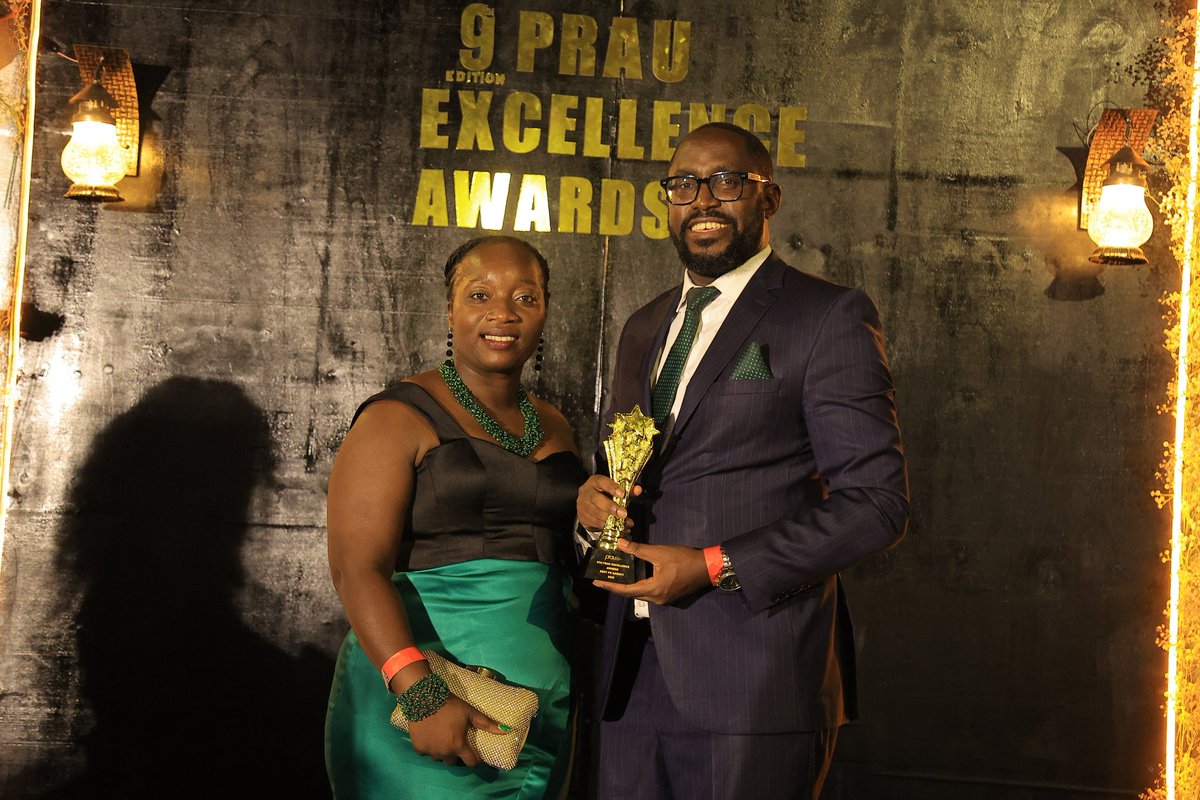 Celebrating the PR Agency of the Year... <a href="/Node_Group/">NODEGroup</a>, With the immediate past president of <a href="/PRAU_Uganda/">PRAU-Uganda</a> <a href="/tina_wamala/">Tina Wamala</a>