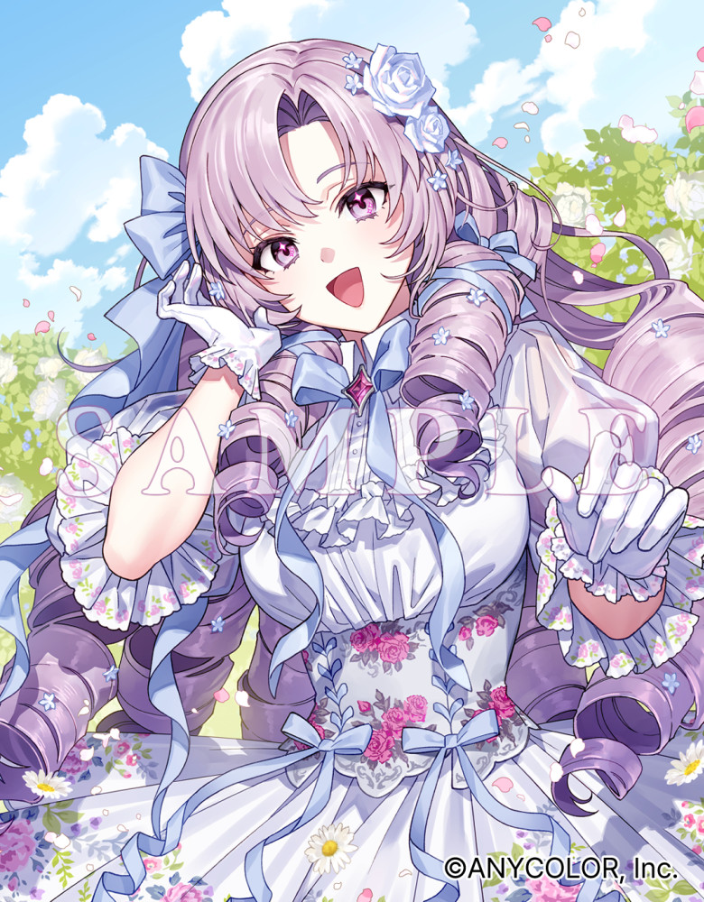 アンジュ・カトリーナ(にじさんじ) 「【#にじさんじ×#Anideal】ライバープロデュース香水第8弾にてアンジュカト」|Nardack🦋のイラスト