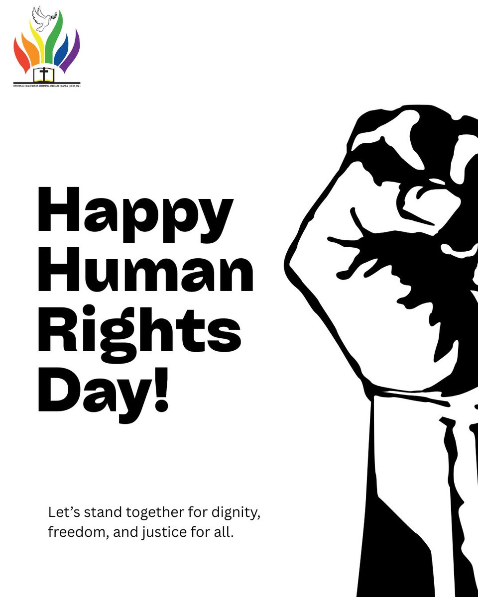 ucaauganda's tweet image. Our faith calls us to stand with the oppressed, love without condition, and fight for a world where every identity is honoured. 
#GodIsJustice 
#FaithForEquality
#HumanRightsDay