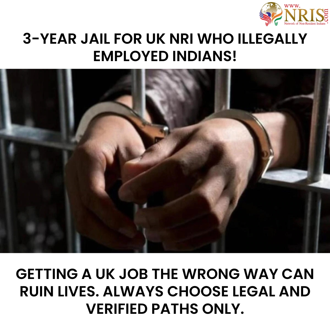 VinithNris's tweet image. 🚨 UK NRI jailed for 3 years for illegally employing 50+ Indians.
Fake documents, exploitation &amp;amp; underpayment uncovered.
⚠️ Indians seeking UK jobs — avoid shortcuts &amp;amp; verify every offer.
Full story 👉 nris.com

#UKNews #ImmigrationAlert #NRIS