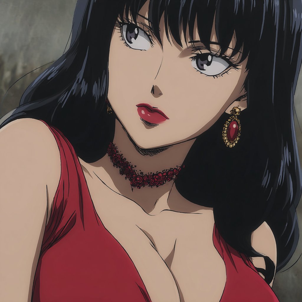 retro anime portraits