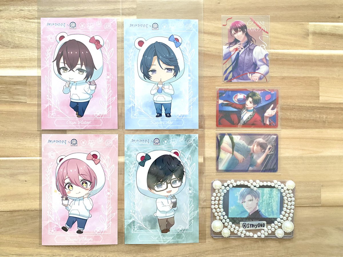 交換】スタマイ ロールアイス ポストカード クリアカード クリカ NCC 9