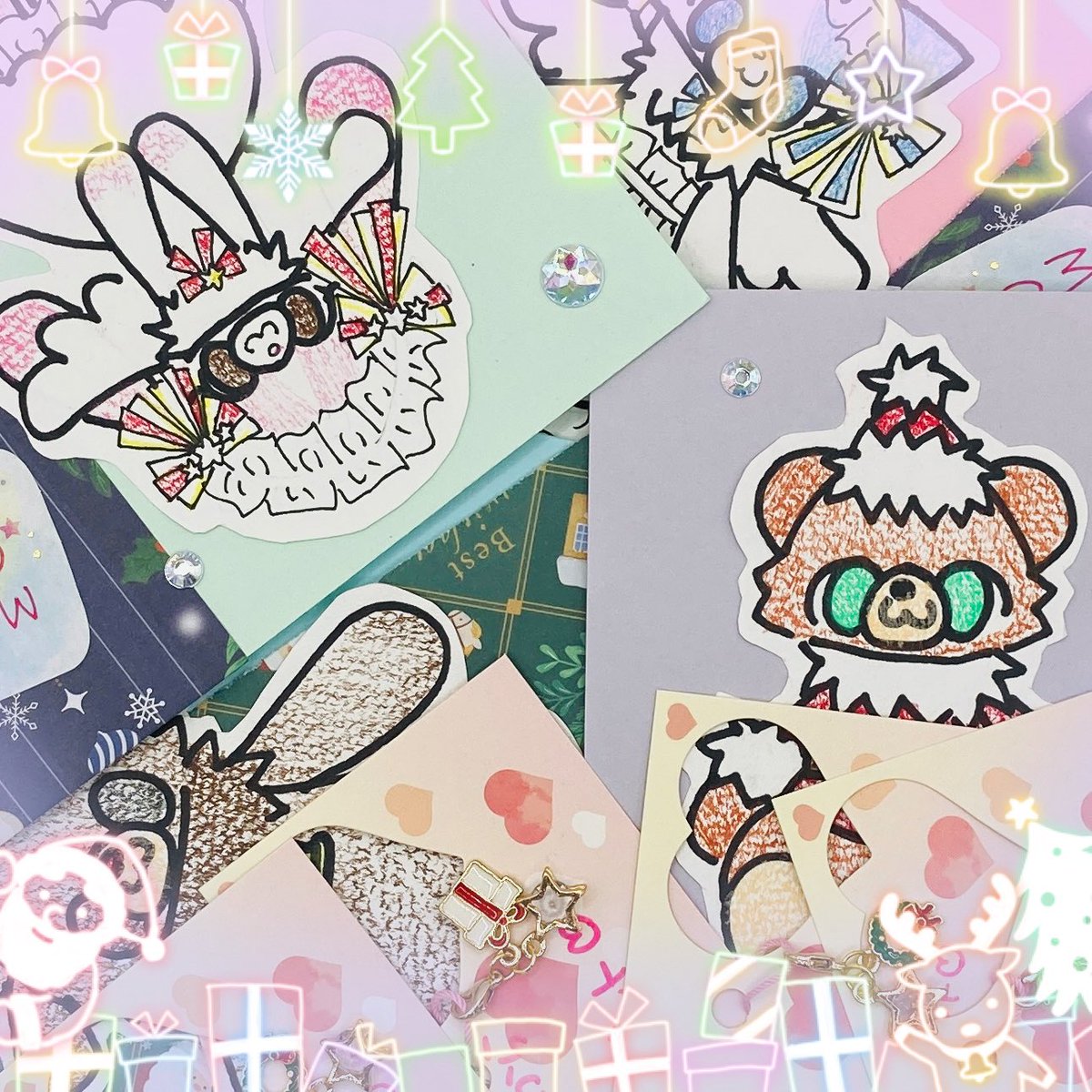 12月13日21時から #みみぐるクリスマスシリーズ 販売🎄 少しずつ準備中