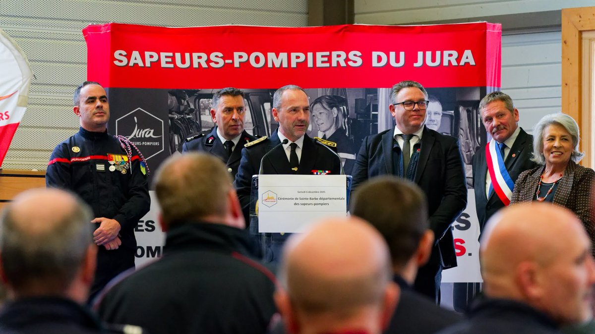 Image de Préfet du Jura - 🧑‍🚒 Hommage aux sapeurs-pompiers du Jura  À Dole-Choisey, Mont-sous-Vaudrey, Arbois ou Morbier, le
