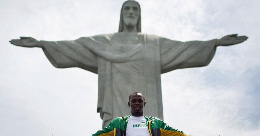 Usain Bolt: "I never travel without my Bible"

Raised in a Catholic home in Jamaica, he has always credited God for his talent and time to run. 

Even at the height of his career, Bolt crossed himself and pointed to heaven before every race.