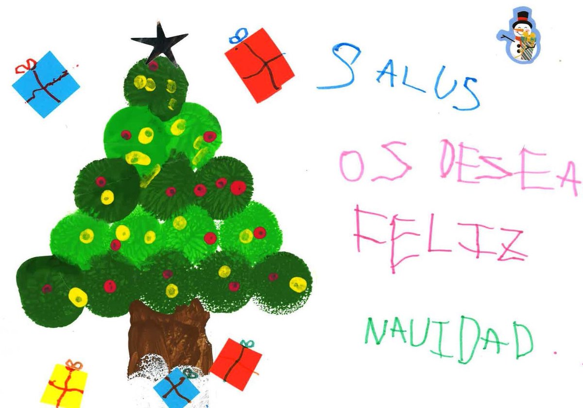 ￼ ￼Ya tenemos ganadores del III Concurso de Tarjetas Navideñas de Salus Seguros de Salud. ￼Aquí os enseñamos la postal de la categoría Absoluta.

¡Enhorabuena a todos los premiados!

#navidad #concursonavideño #regalosnavideños #diciembre #salus #salussegurosdesalud #ilusion