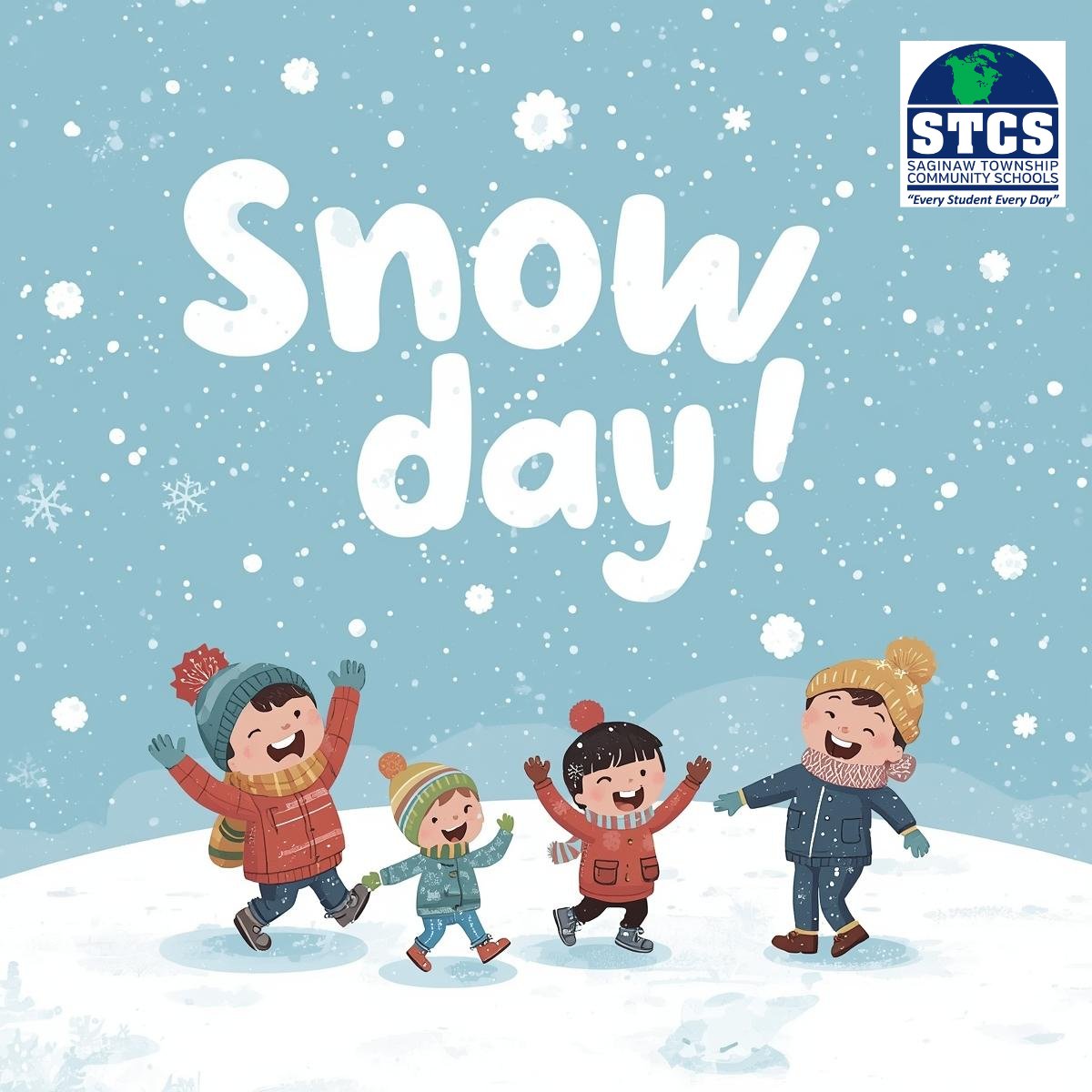 All STCS schools will be closed today, Wednesday, December 10th, due to inclement weather. Step by Step and the After School Activity Club will also be closed.
Decisions regarding events will be communicated from the individual school or athletic departments.
