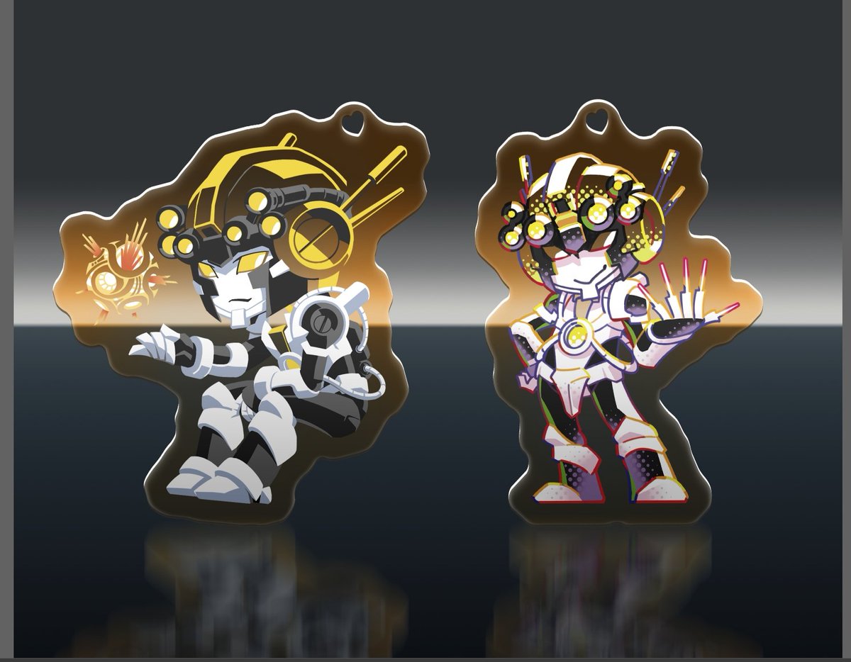 Ciko43siko's tweet image. こっち↙のオーダー品が完成したから、ついでにこっち↘も作っちゃった
#Trepan #Transformers #Overlord