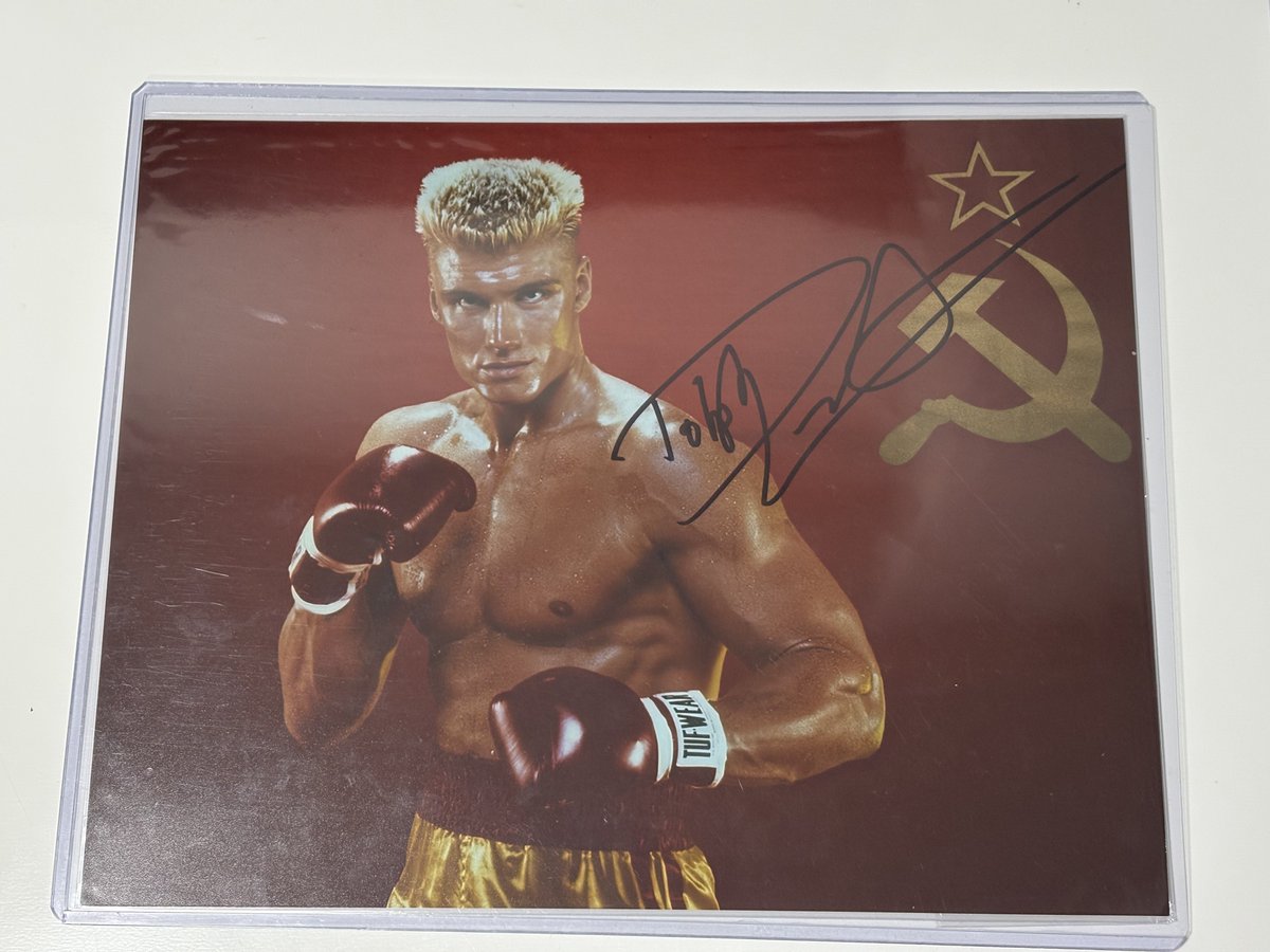 コミコン戦利品その2 ハリコンくじで当てたドルフラングレンのサイン