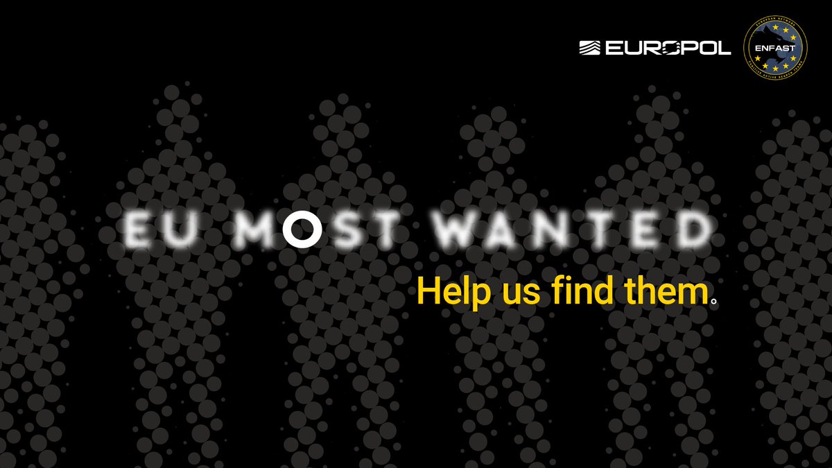 ⭕18 new fugitives added to the EU’s Most Wanted list! 

👀 Recognise someone? Report it safely and anonymously on eumostwanted.eu 

#EUMostWanted #HelpUsFindThem