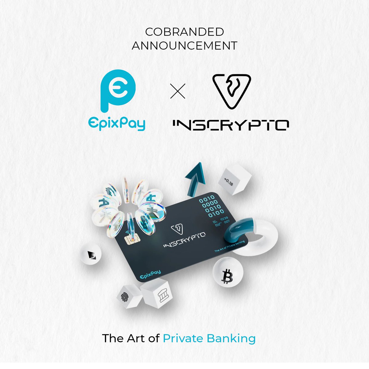 CoBranded Partnership Announcement:
EpixPay x Inscrypto