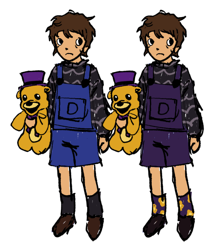 AU stuff i drew before the movie

#fnafau #fnaf