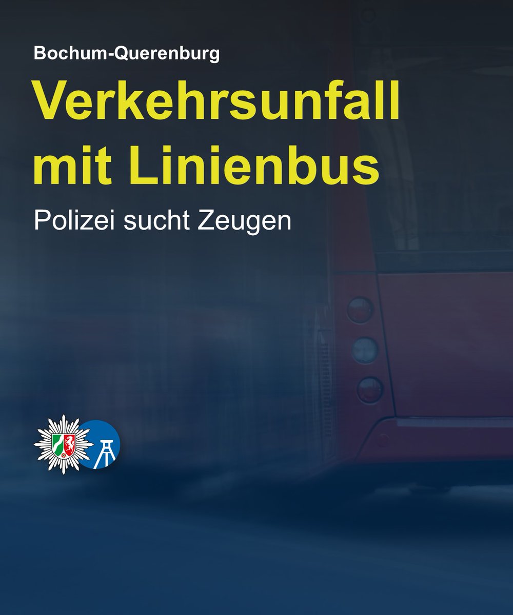 polizei_nrw_bo's tweet photo. 🚨 Das Verkehrskommissariat sucht #Zeugen zum Hergang eines #Unfalls auf der Semperstraße, der bislang nicht geklärt werden konnte.
➡️Link zur Pressemeldung: https://t.co/EsTwbH88AR https://t.co/RwB08eHusq