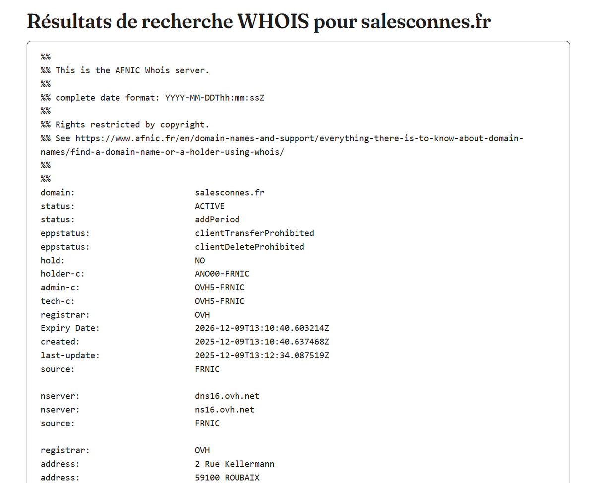 reesmarc's tweet image. Cela ne va pas bouleverser votre journée, mais quelqu&apos;un a déposé hier salesconnes.fr et salesconnes.com. 
Sont disponibles Salesconnes.org et salesconn.es. 
#salesconnes