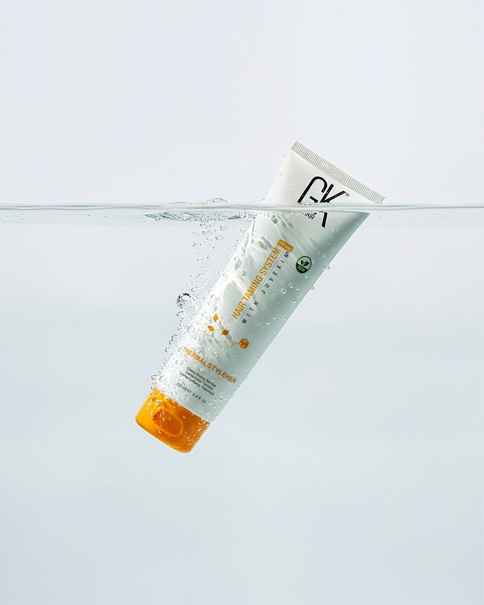 ✨ Protect &amp; style effortlessly!

#gkhair #juvexin #stylingcream #heatprotector